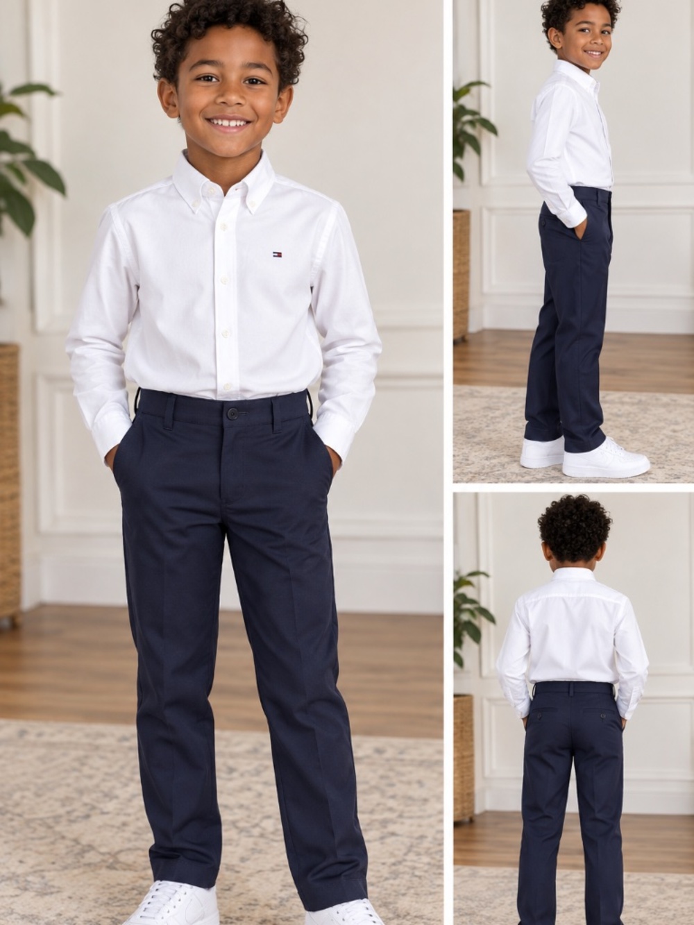 Tommy Hilfiger Boys’ Mast Navy Dress Dresswear Pants — NWT
